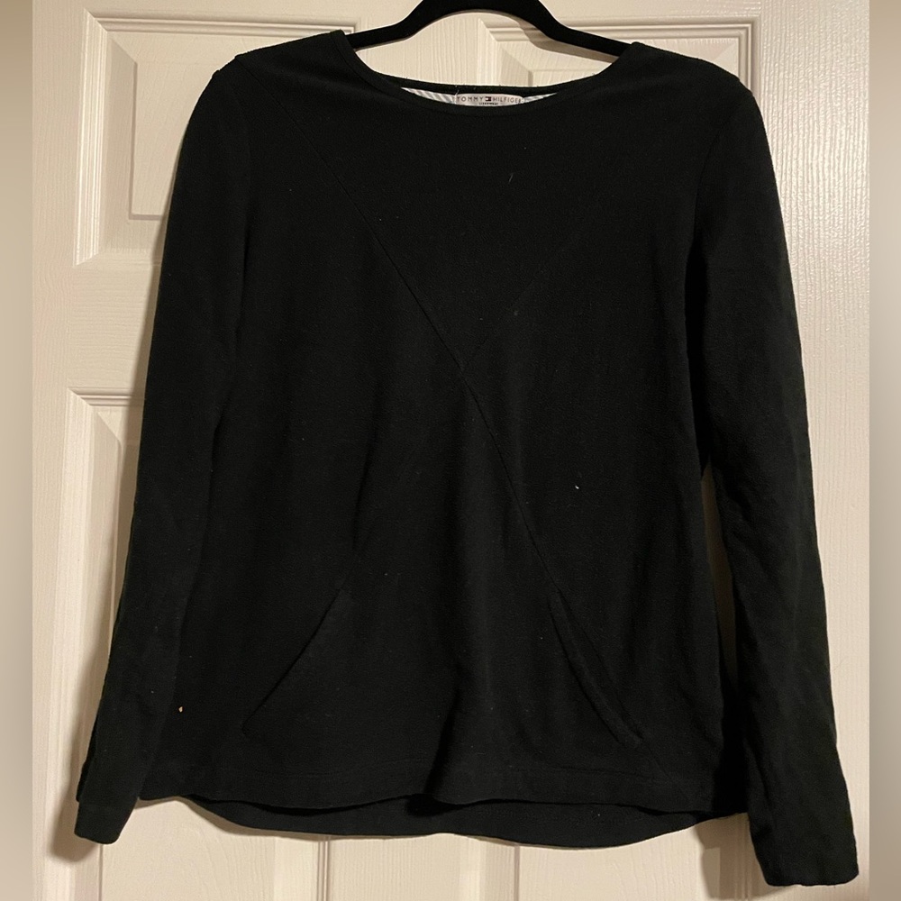 Tommy Hilfiger sleepwear fleece top black